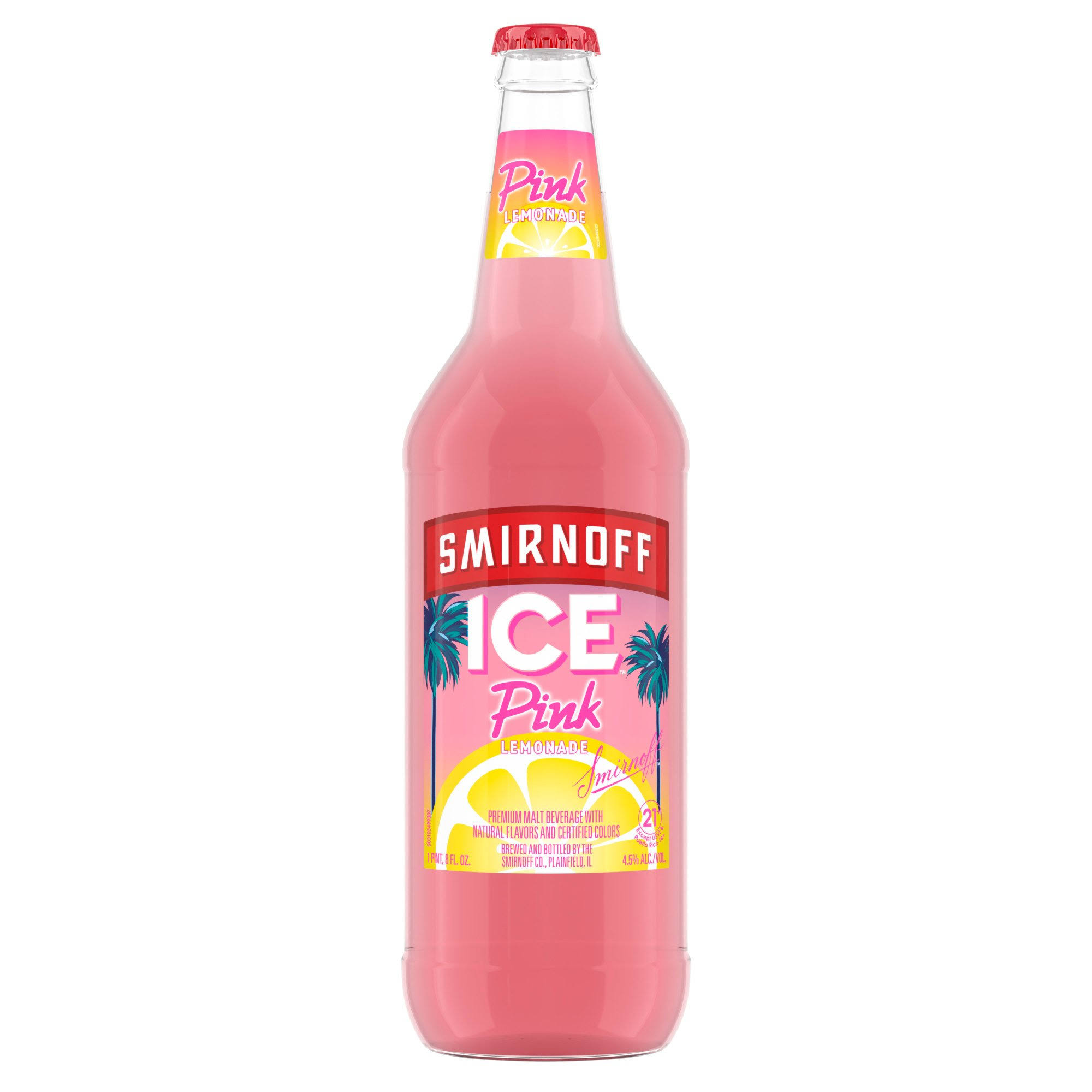 Smirnoff Ice Pink Lemonade - 24 fl oz