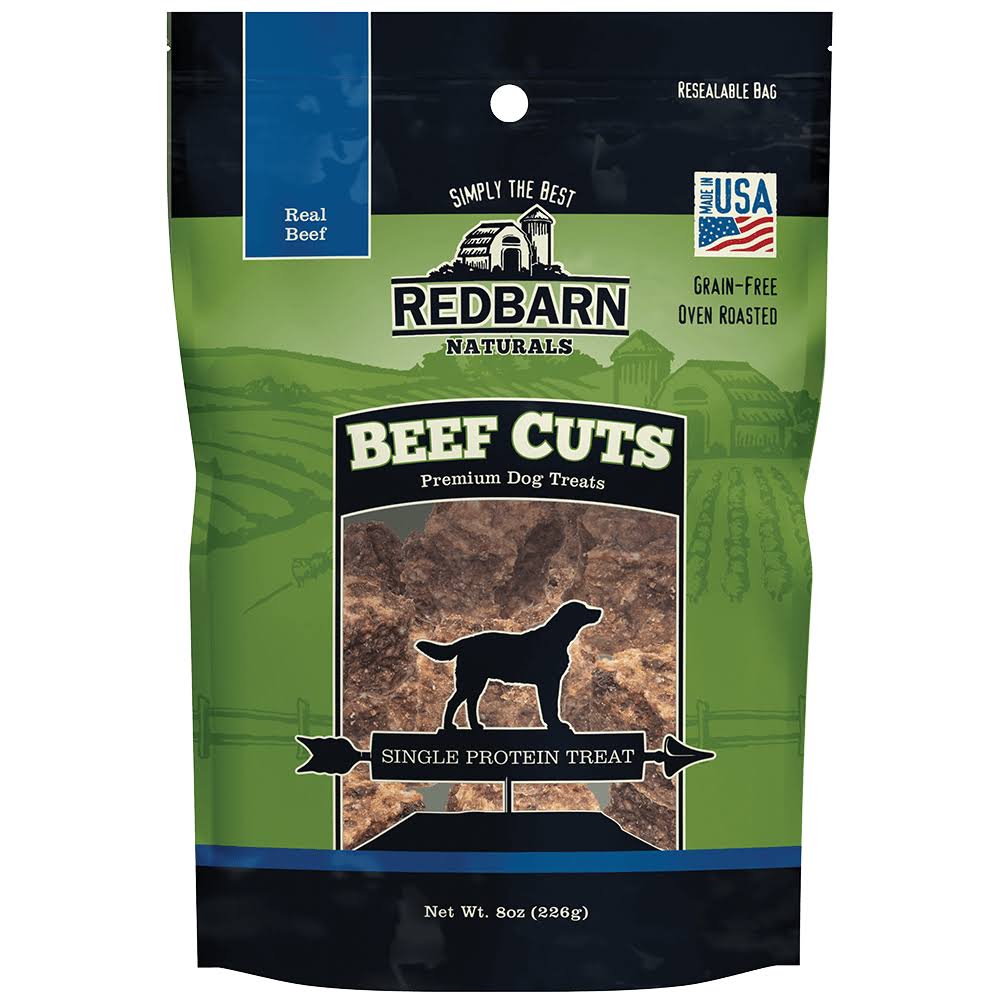 Red Barn Naturals Beef Cuts Single Protein Grain-Free Dog Treat 8 oz