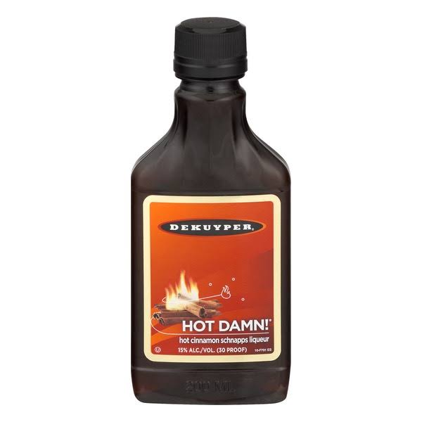 Dekuyper Hot Damn! Cinnamon Schnapps Liqueur - 200.0 ml