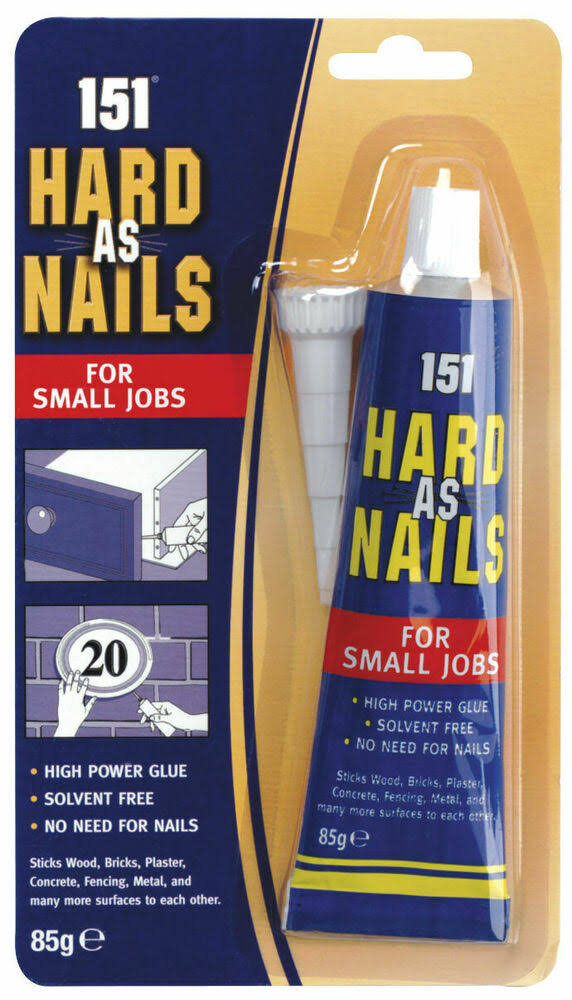 Hard As Nails High Power Glue Wood Brick Plaster Metal