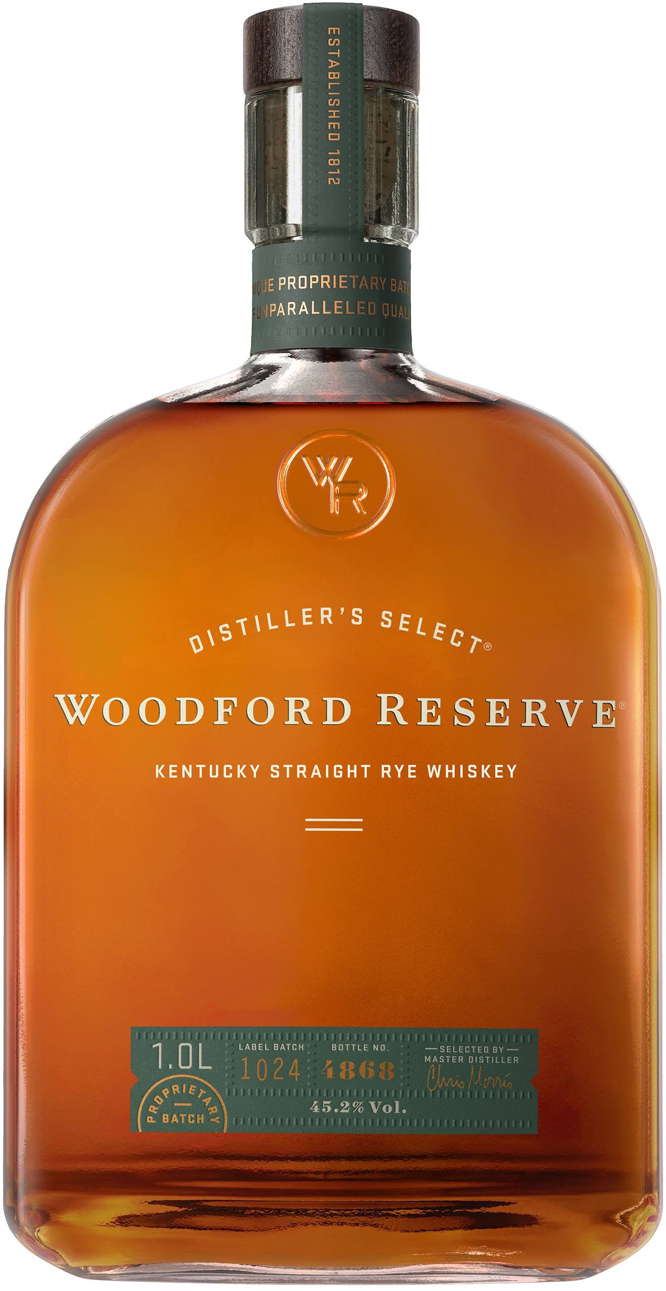 Woodford Reserve Kentucky Straight Rye Whiskey - 750 ml bottle
