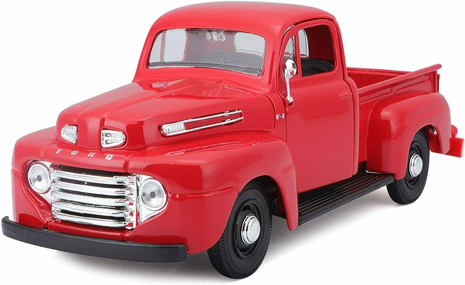 Maisto Power Racer 1948 Ford F 1 Pickup Truck Vehicle Diecast - Scale 1:25