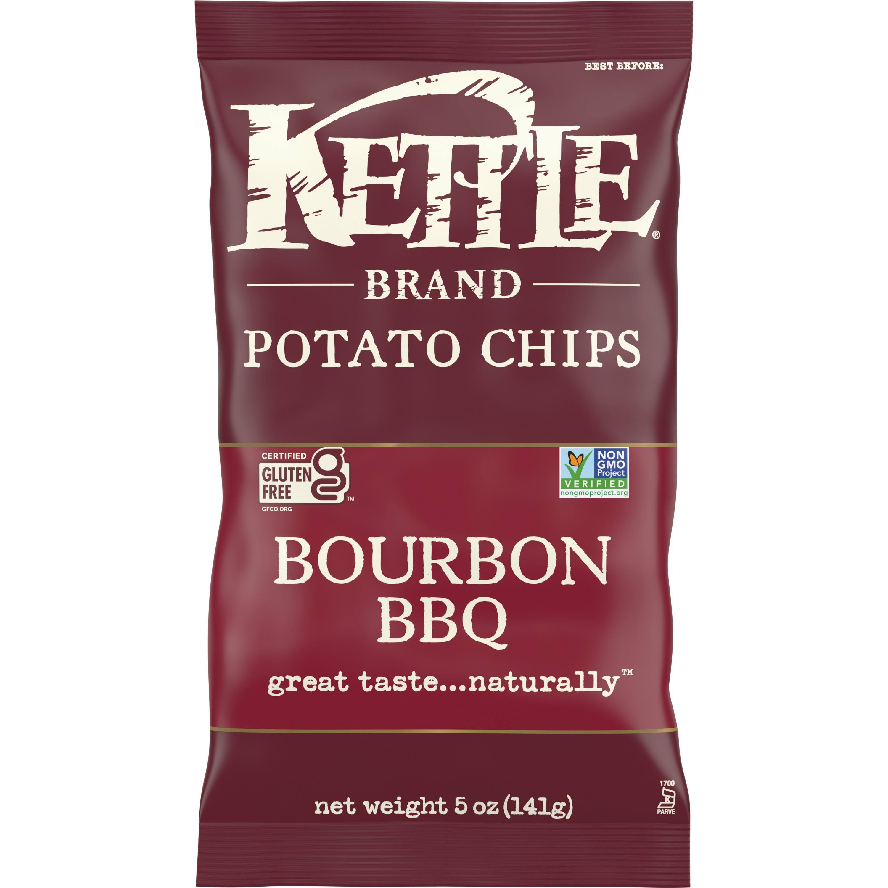Kettle Foods Chips Bourbon Bbq, Case of 15 X 5 Oz