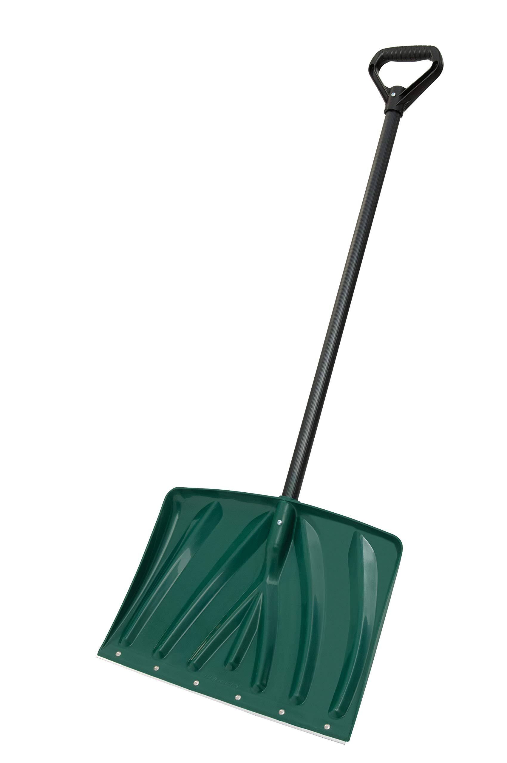 Suncast SN1250 Snow Shovel - With Wear Strip, Green, 18"