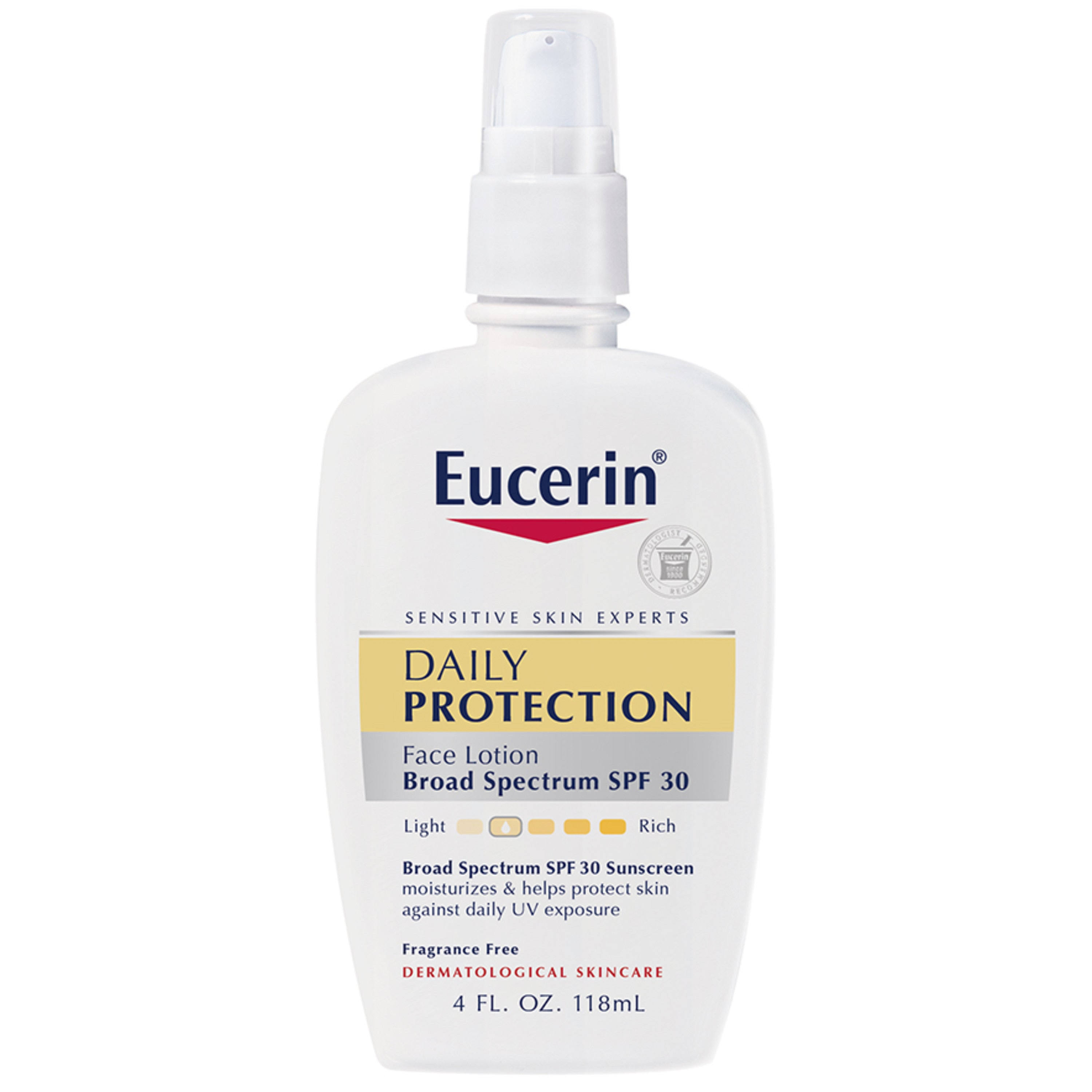 Eucerin Daily Protection Light Broad Spectrum Sunscreen Moisturizing Face Lotion - SPF 30, 4 fl oz