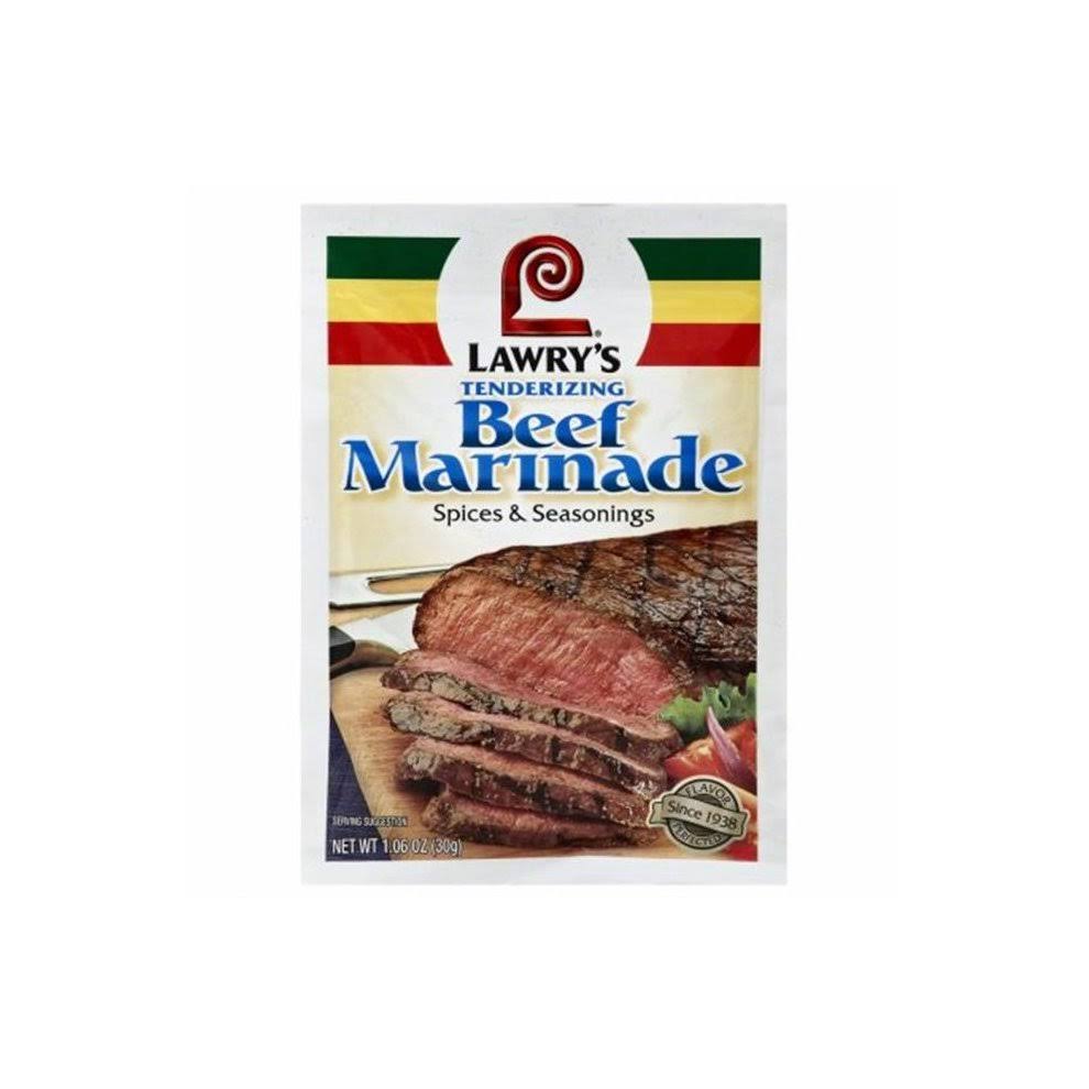 Lawrys 4934 Beef Marinade Spices & Seasonings - 1.06 OZ.