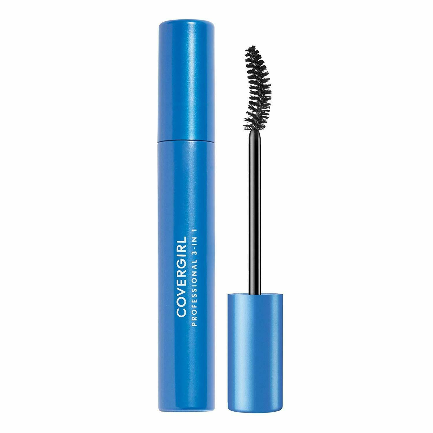 Covergirl Professional 3-In-1 Curved Brush Mascara - 9ml, 200 Very Black