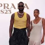 Gabrielle Union & Dwyane Wade Step Out In Style With Mesh Outfits At Prada Runway