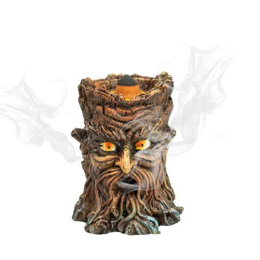 ZenN Backflow Incense Burner Old Man in a Tree Carving