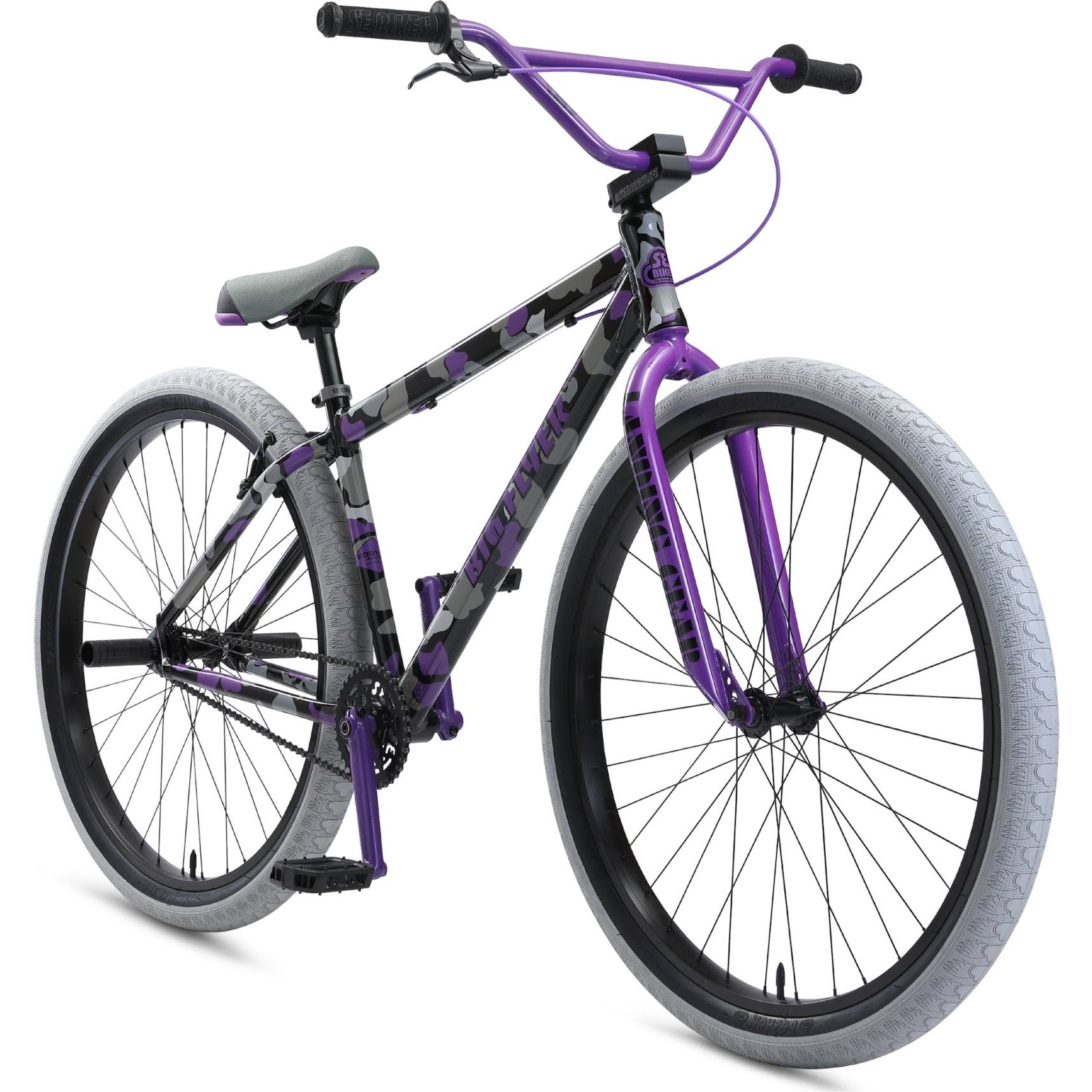 SE Bikes Big Flyer 29" BMX Bike 2021 Purple Camo