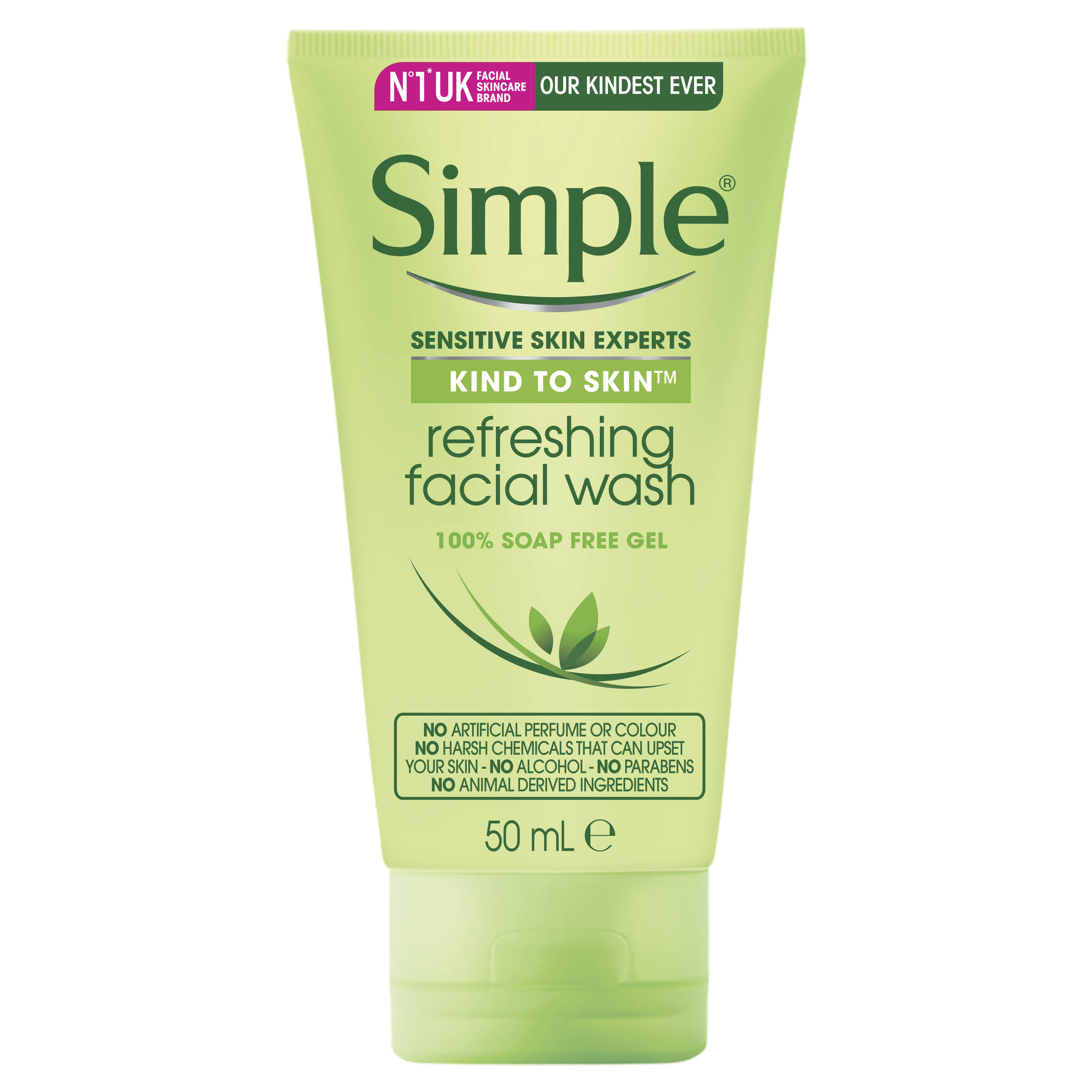 Simple Kind to Skin Refreshing Facial Wash Gel 50ml