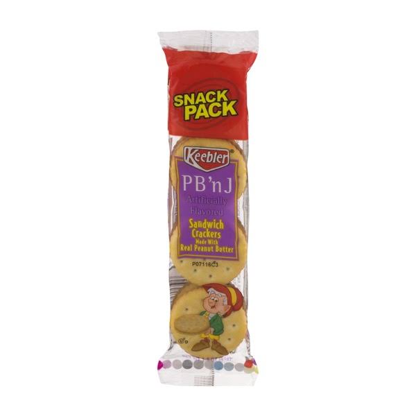 Keebler Sandwich Crackers Made With Real Peanut Butter - 1.8Oz