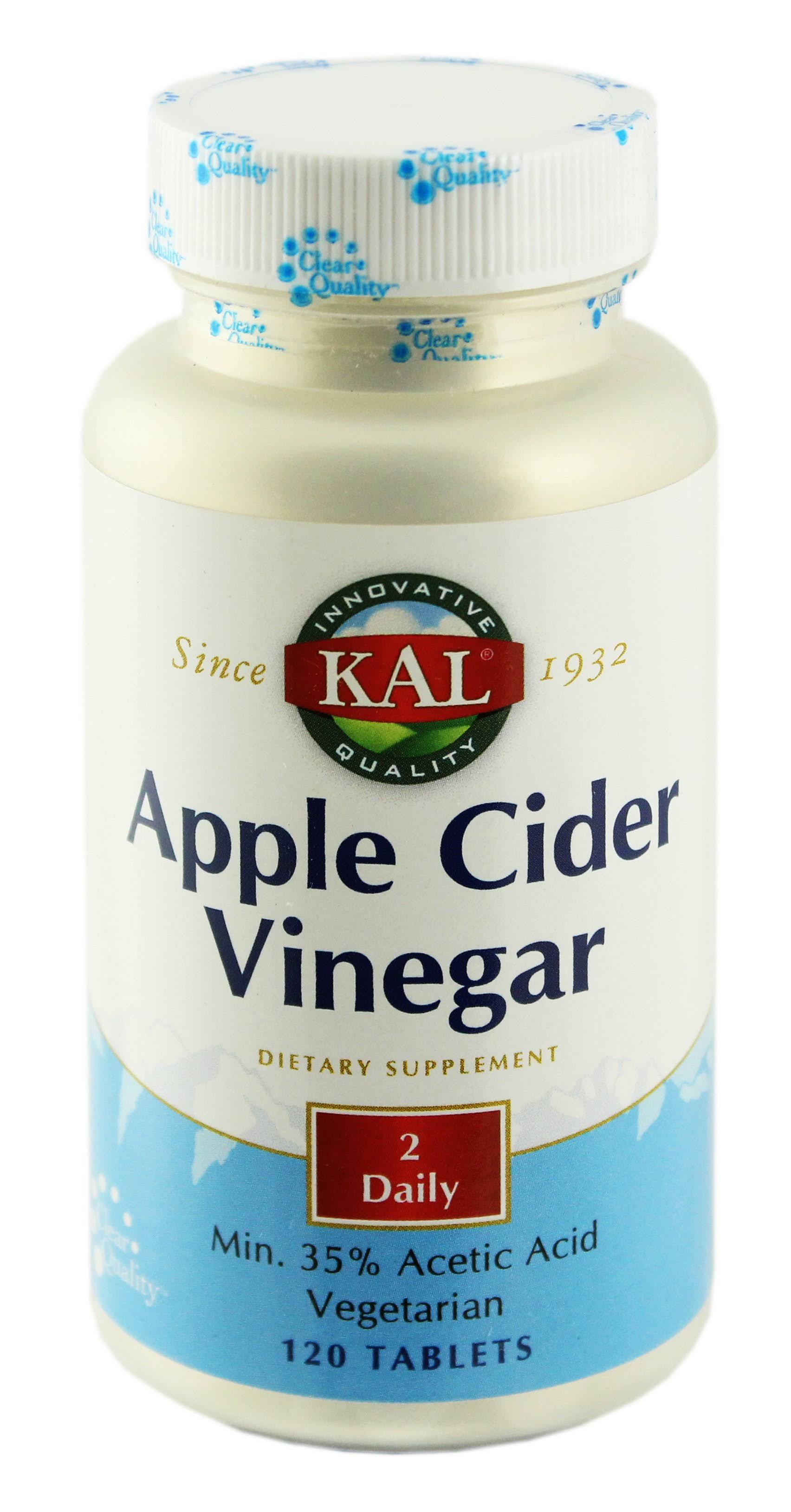 Kal Apple Cider Vinegar Supplement - 120 Tablets