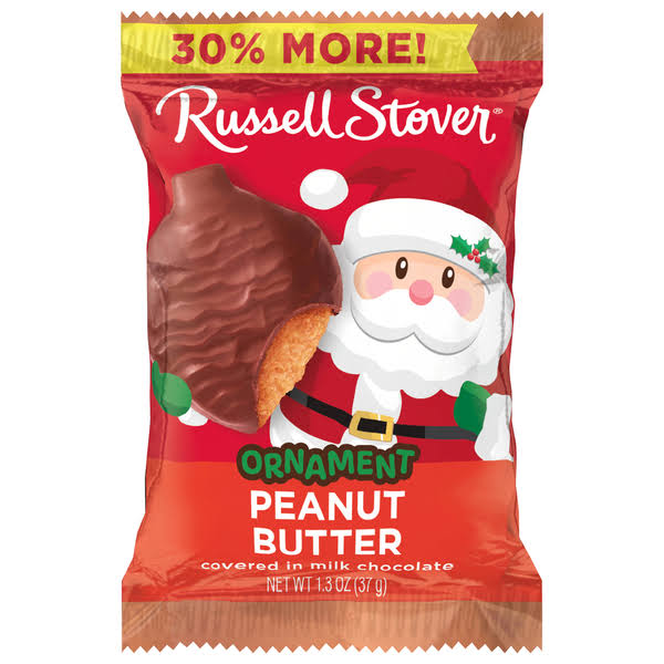 Russell Stover Ornament, Peanut Butter - 1.3 oz