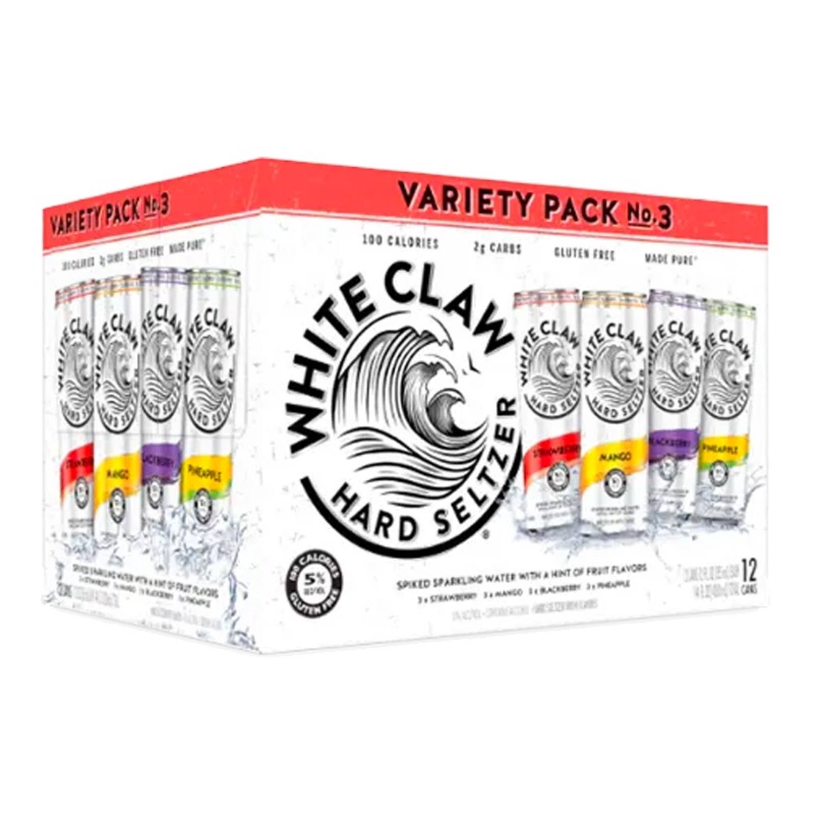 White Claw Variety Pack 3 12Pk 12Oz Can