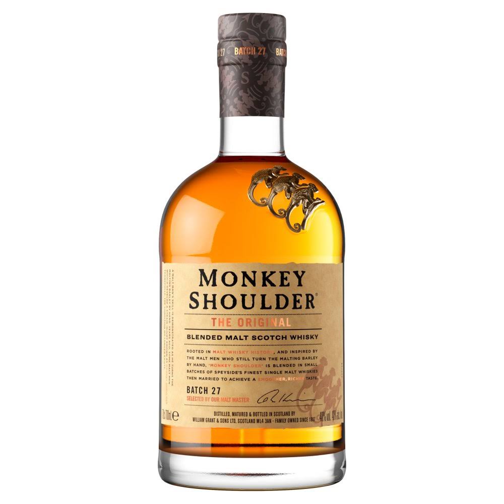 Monkey Shoulder Blended Malt Scotch Whisky - 70cl