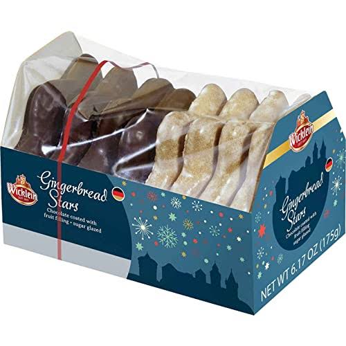 WICKLEIN Gingerbread Stars with Fruit Filling 175g/6.17oz Made in Germany