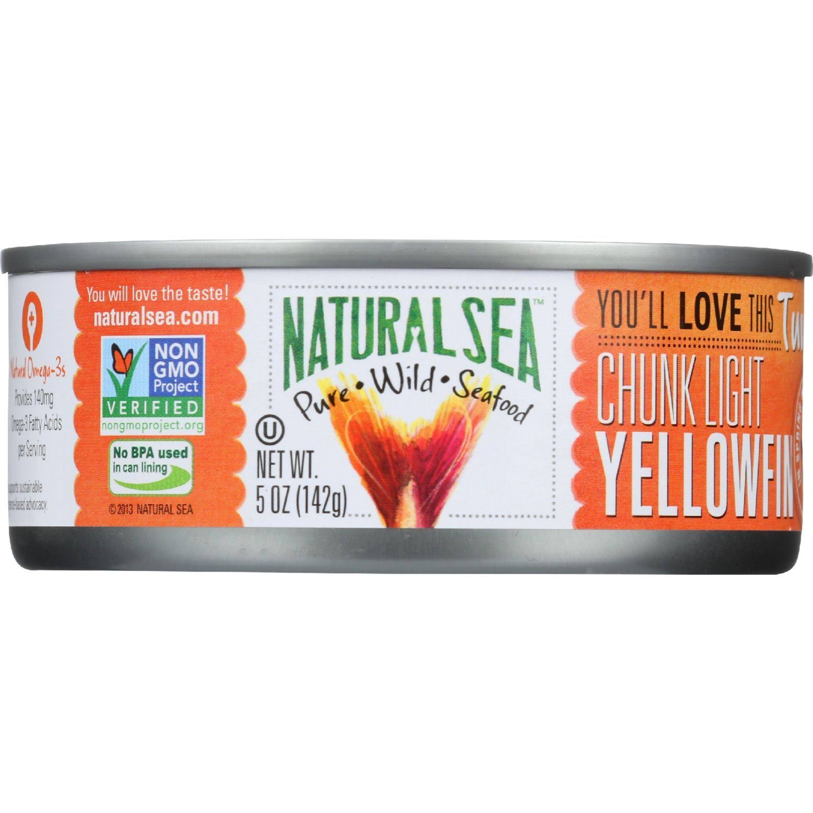 Natural Sea Chunk Light Tuna in Water - 6oz