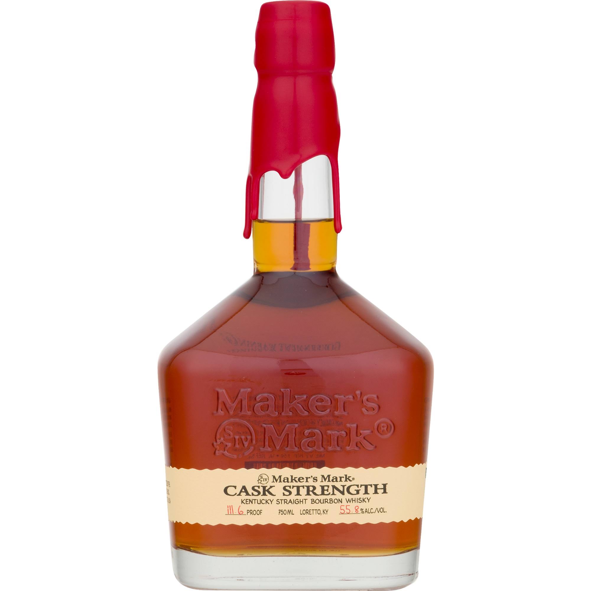 Maker's Mark Whisky, Kentucky Straight Bourbon, Cask Strength - 750 ml