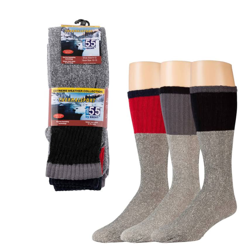 Thermalsport Thermal Socks - Size 10-13 - Case of 36