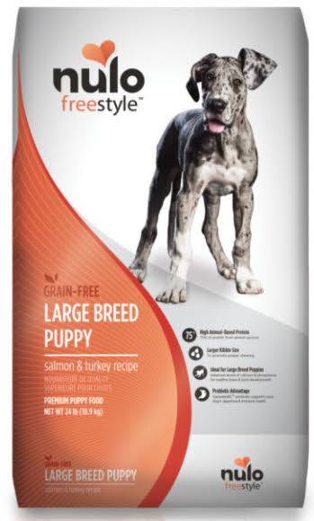 Nulo Freestyle Grain-Free Salmon & Turkey Large Breed Puppy Dry Dog Food 24 LB