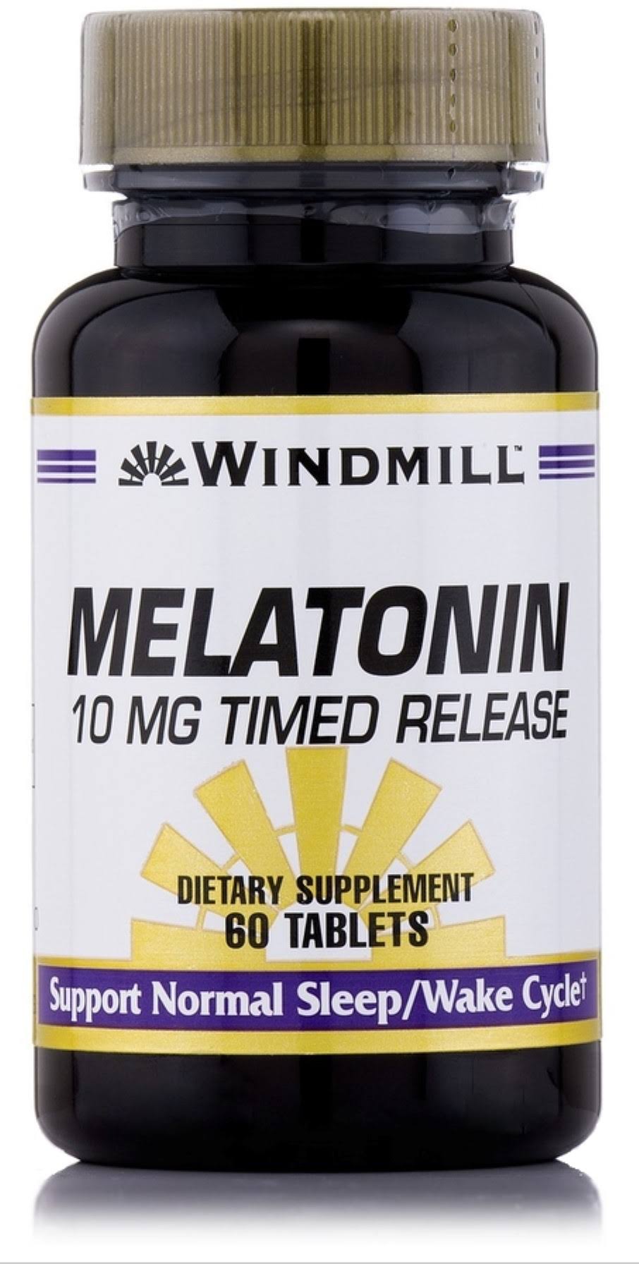 Windmill Melatonin Timed Release Supplement - 60ct
