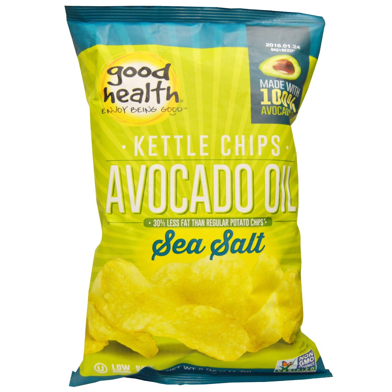 Good Health Avocado Oil Kettle Style Chips - Sea Salt, 5oz