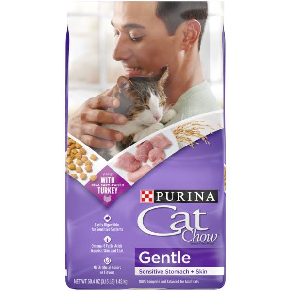 Purina Cat Chow Gentle Cat Food - 3.15lbs