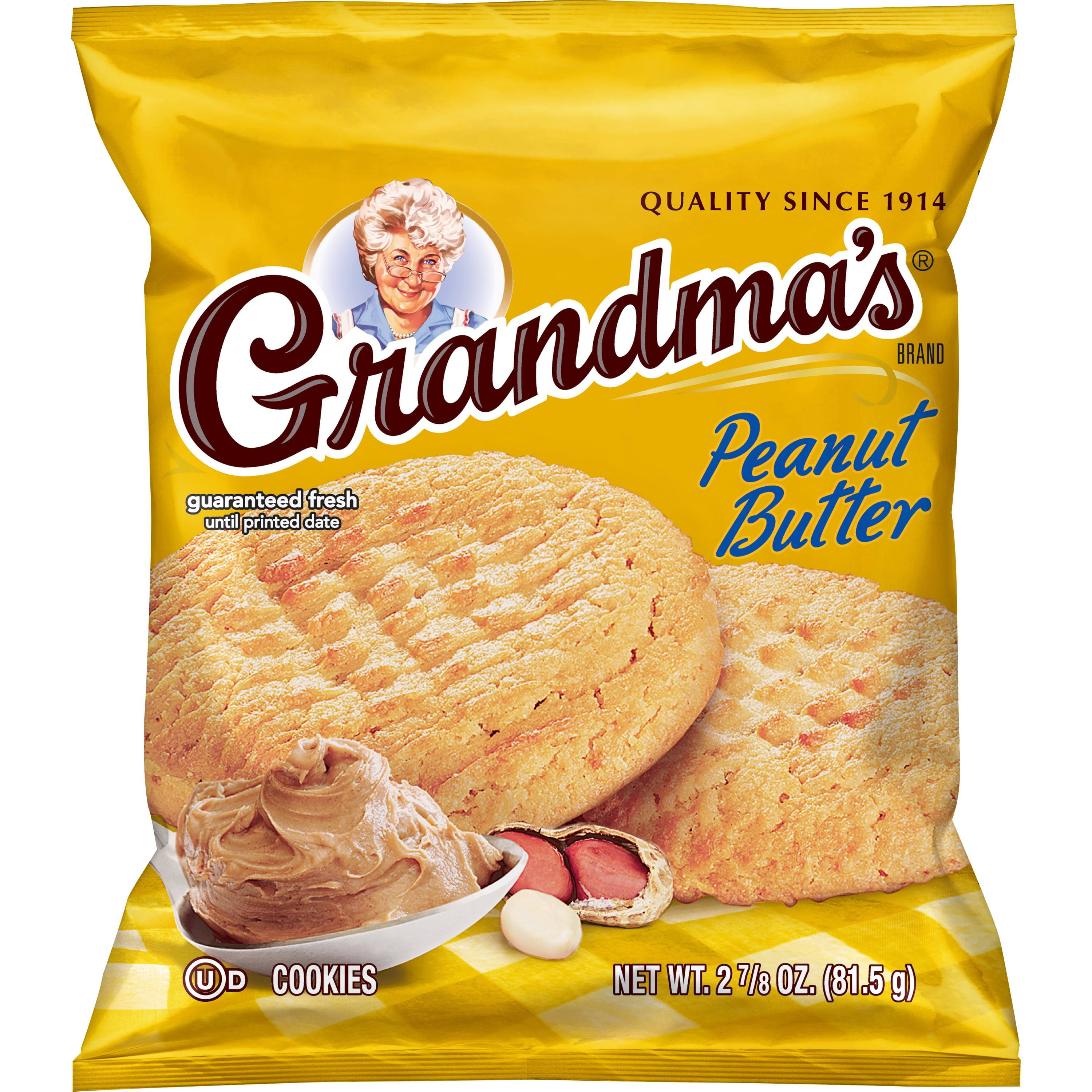 Grandma's cookie pack, peanut butter, 2.9 oz