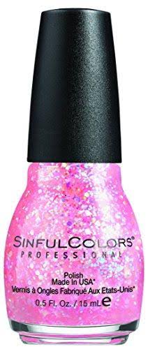 Sinful Colors Professional Nail Polish Enamel - 830 Pinky Glitter Pink