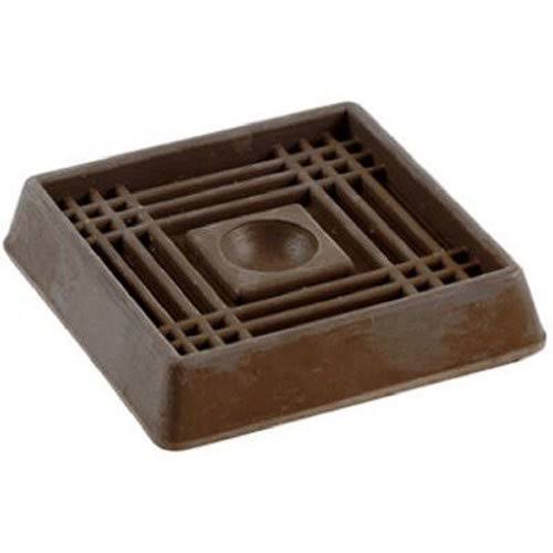 Shepherd Hardware Rubber Furniture Cups - 2", Square, 4pack