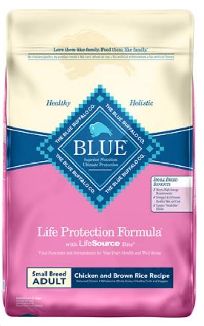 Blue Buffalo Dry Dog Food - Small Breed Adult, Chicken and Brown Rice