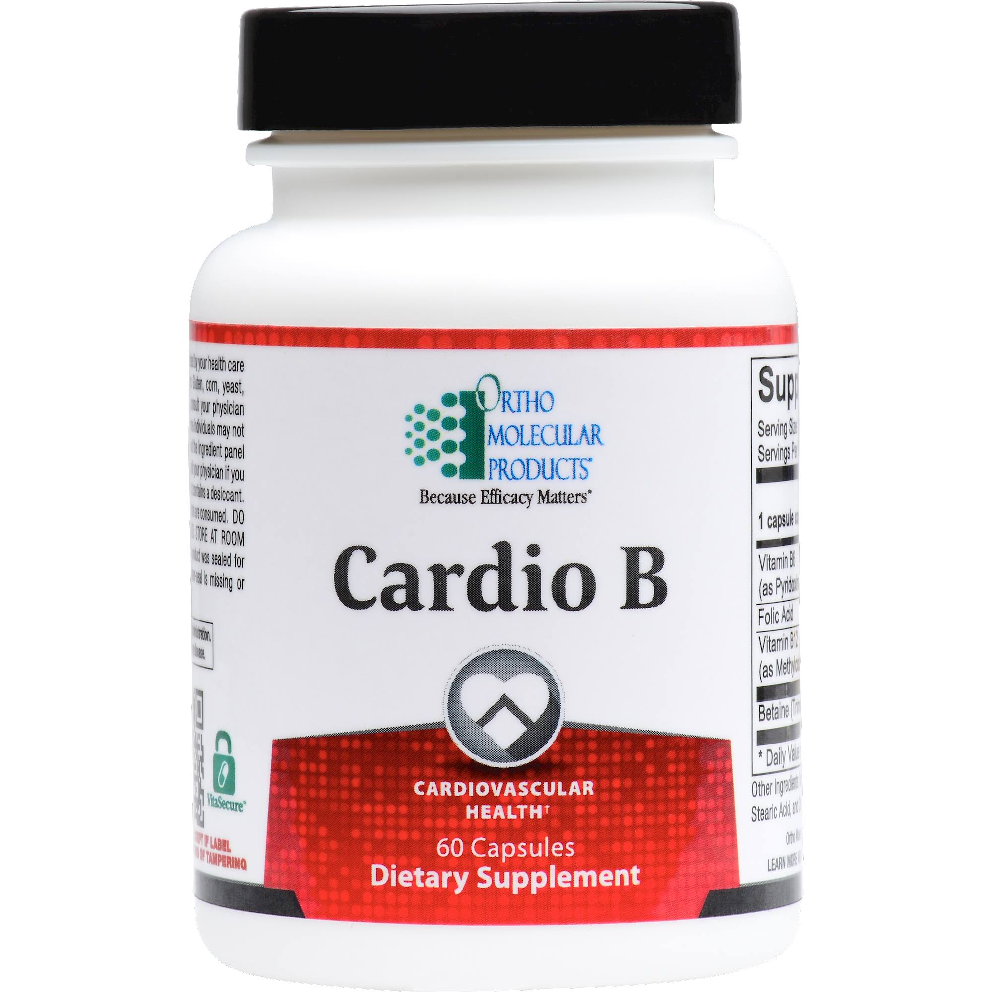Ortho Molecular Products Cardio B Capsules - x120