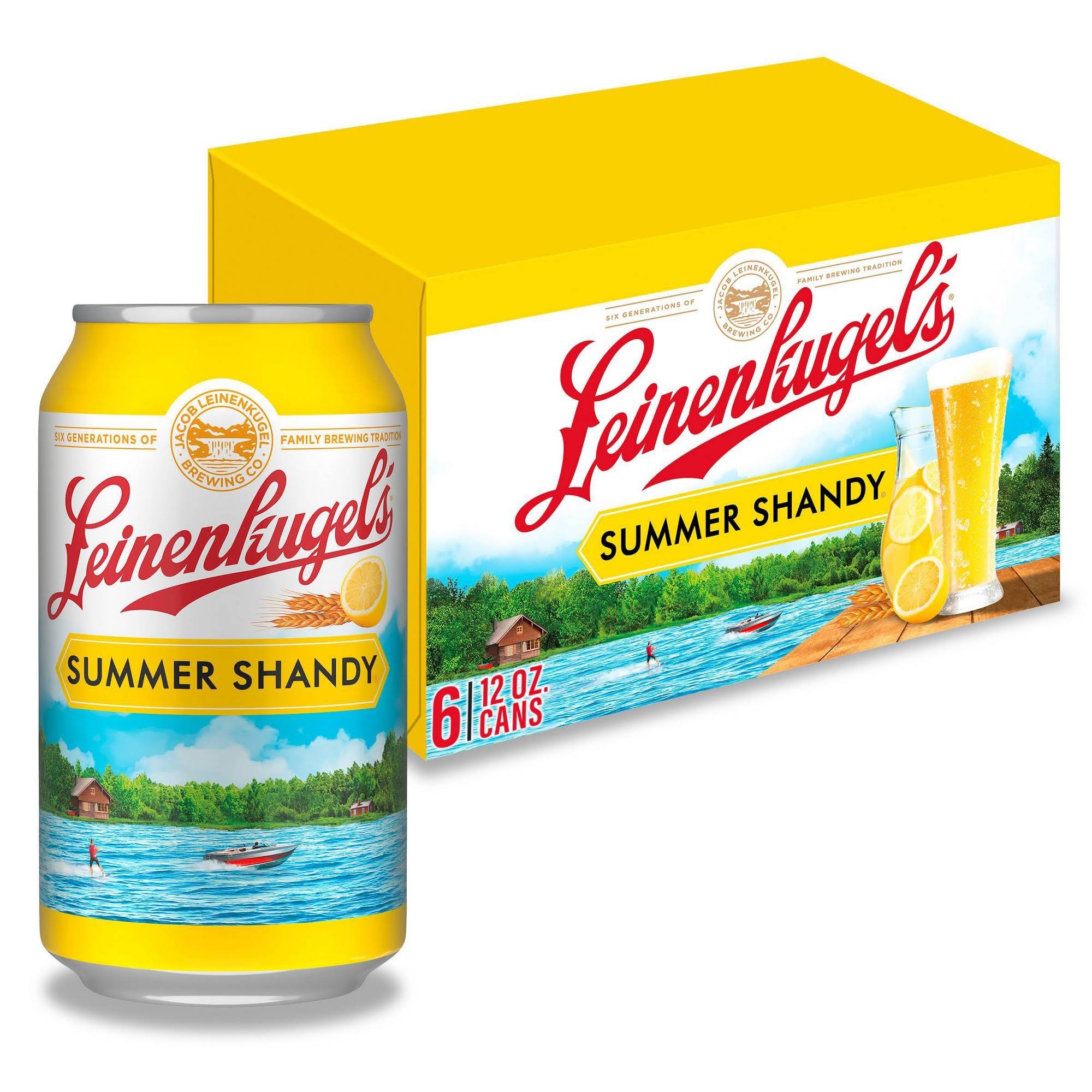 Leinenkugel's Beer, Summer Shandy - 6 pack, 12 oz cans