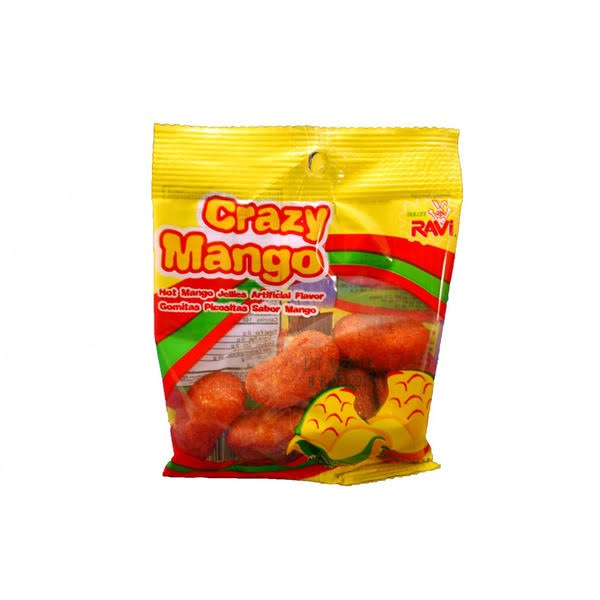 Crazy Mango Chile Gummy Candy - Mango Flavor, 12ct