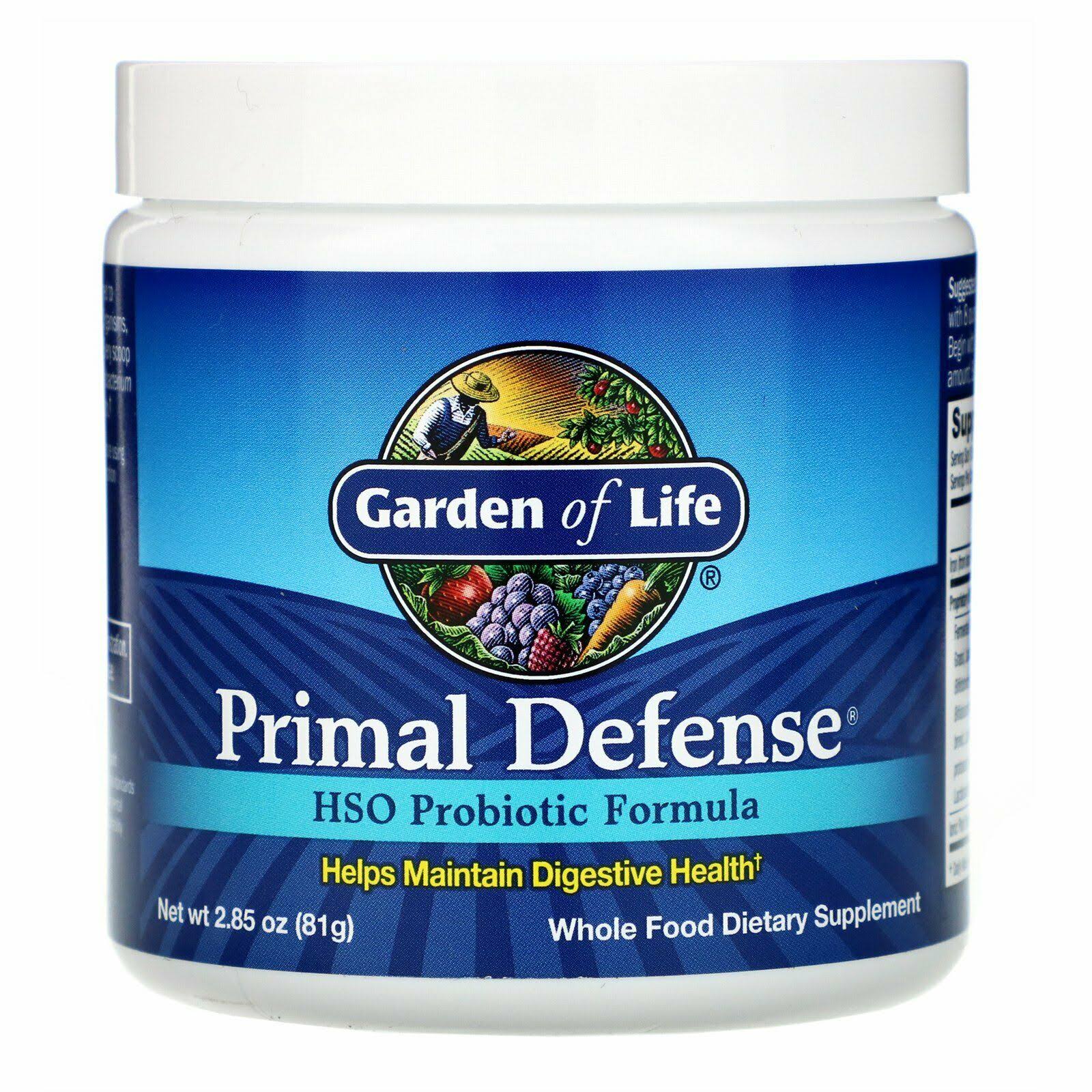 Garden Of Life Primal Defense HSO Probiotic Formula Supplement - 81g