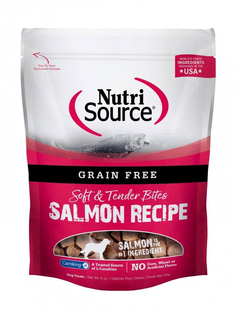 NutriSource Soft & Tender Salmon Treats, 14-oz