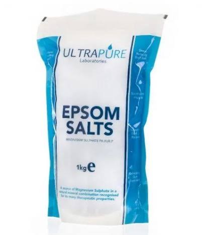 Ultra Pure Epsom Salts Magnesium Sulphate 1kg Salts