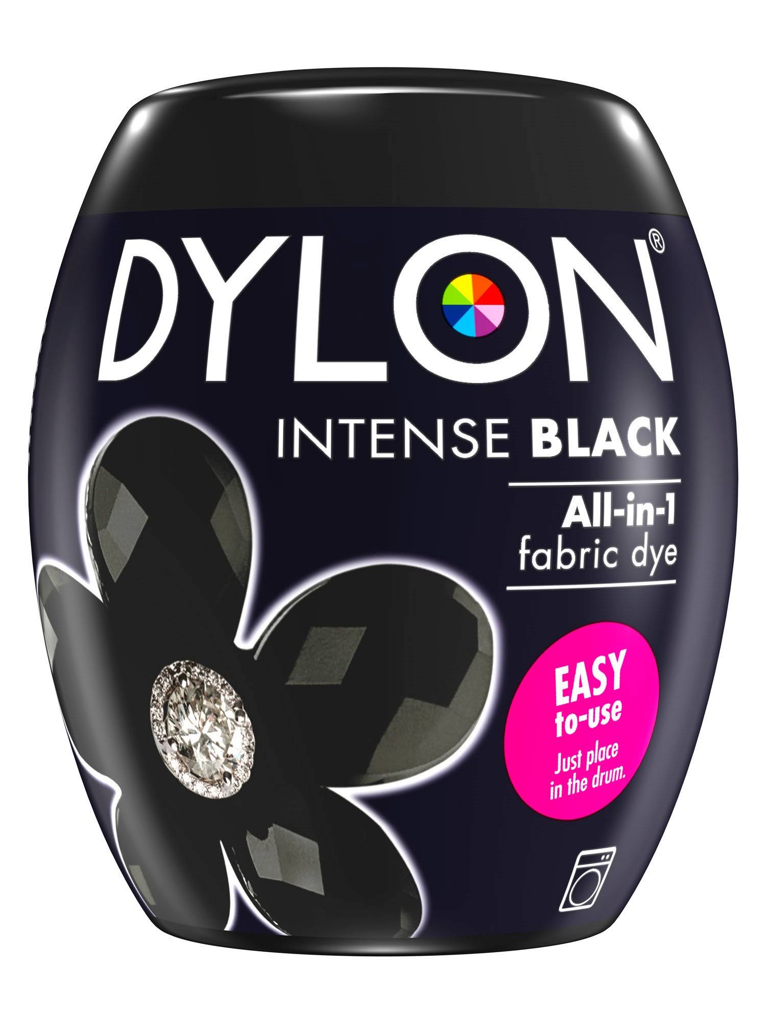 Dylon All-in-1 Fabric Dye - Intense Black, 350g