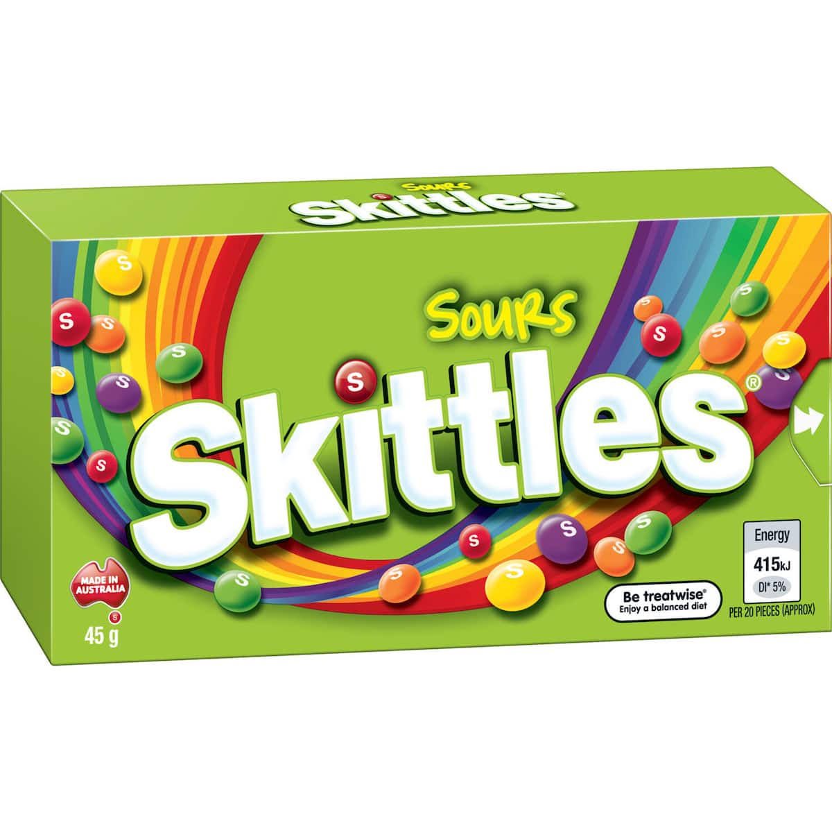Mars Skittles Sour 45g Display Box x 18