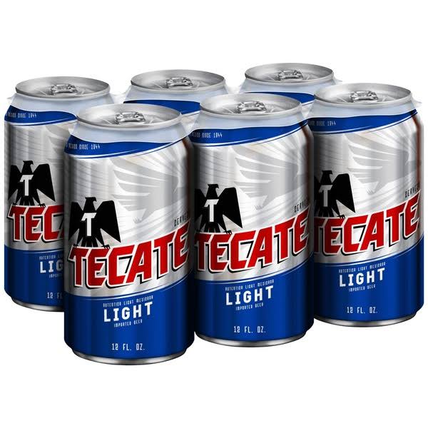 Tecate Beer, Lager, Light - 12 fl oz