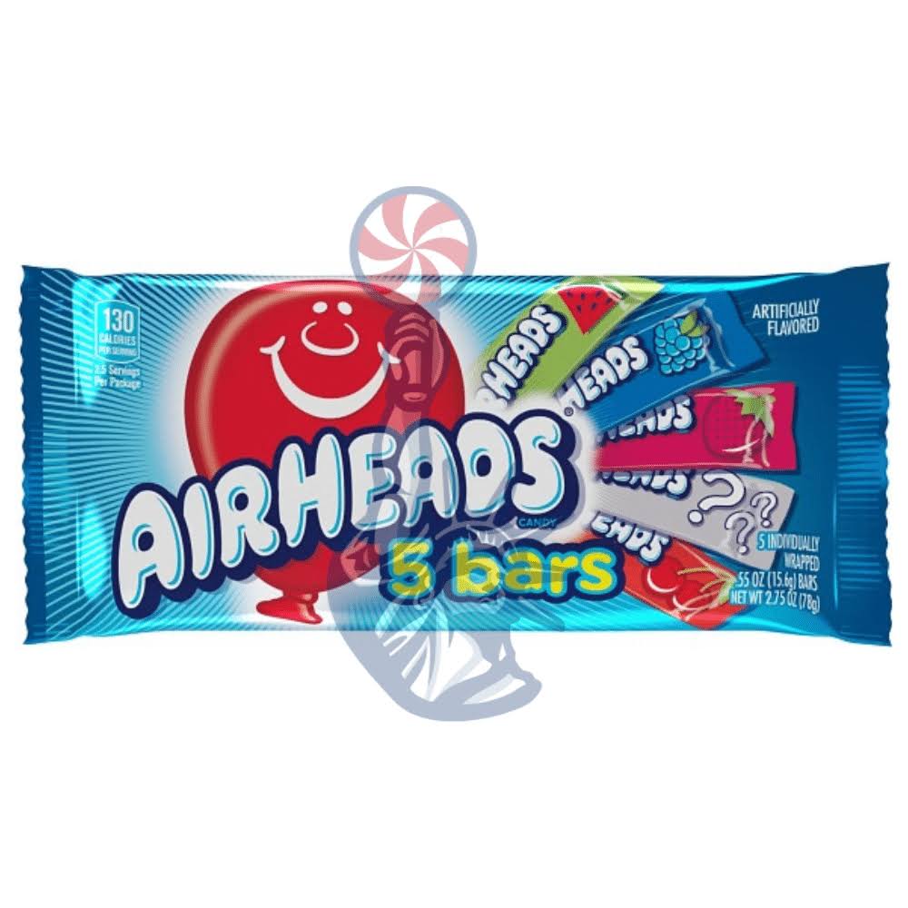 Airheads Assorted 5 Bar Pack (78g)