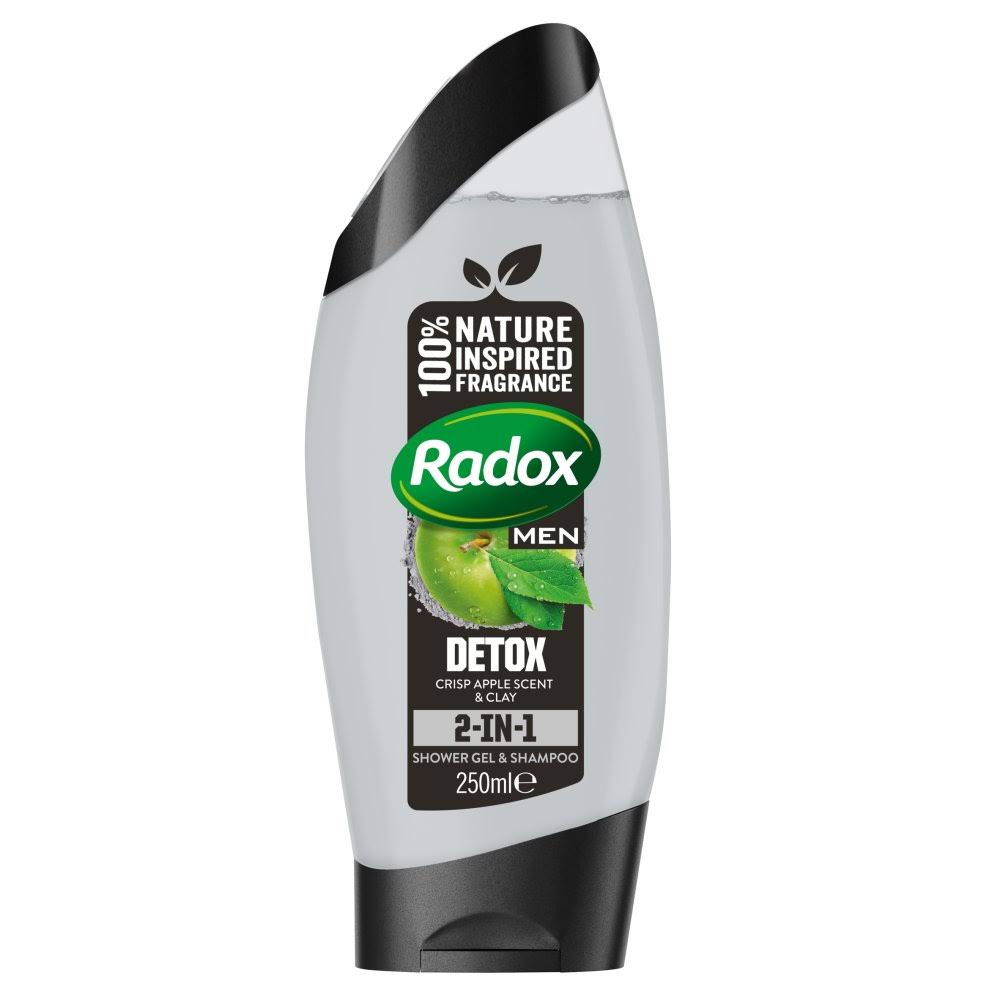 Radox Detox Shower Gel 2 in 1 For Men - 250ml