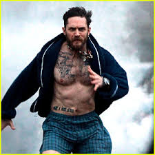 Tom Hardy Runs Shirtless in His Boxers for Stand Up.