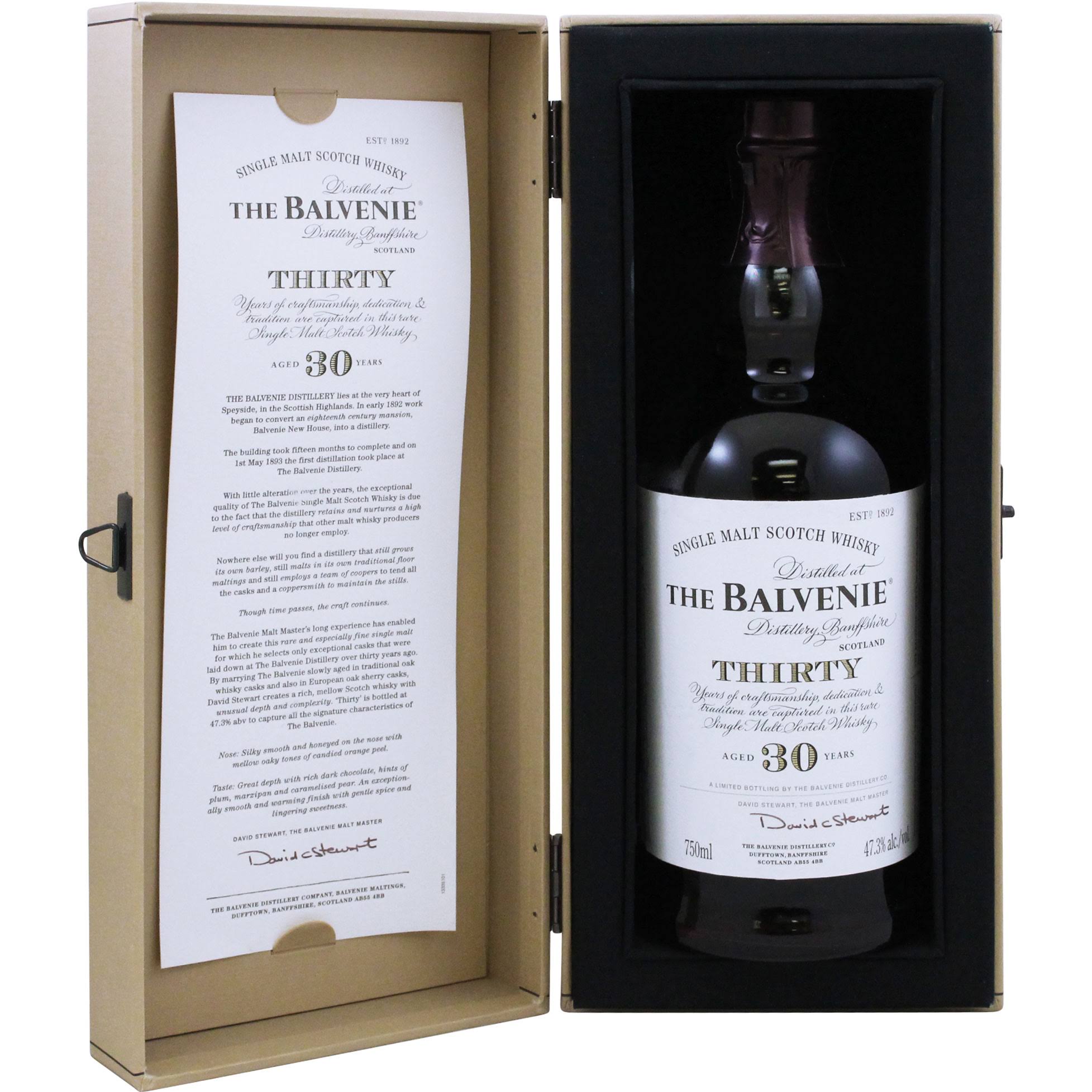Balvenie Thirty Single Malt Scotch