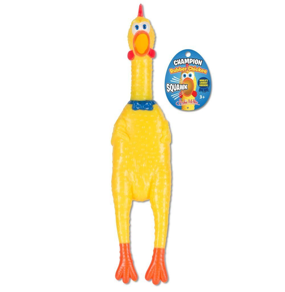 Archie McPhee Champion Rubber Chicken SQUAWK
