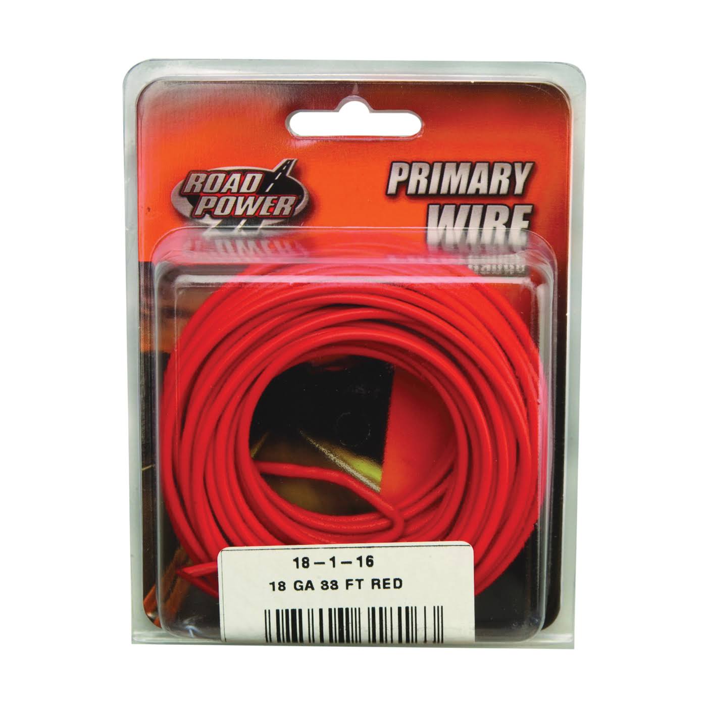 Coleman Cable Primary Wire - 18ga, 33', Red Carded