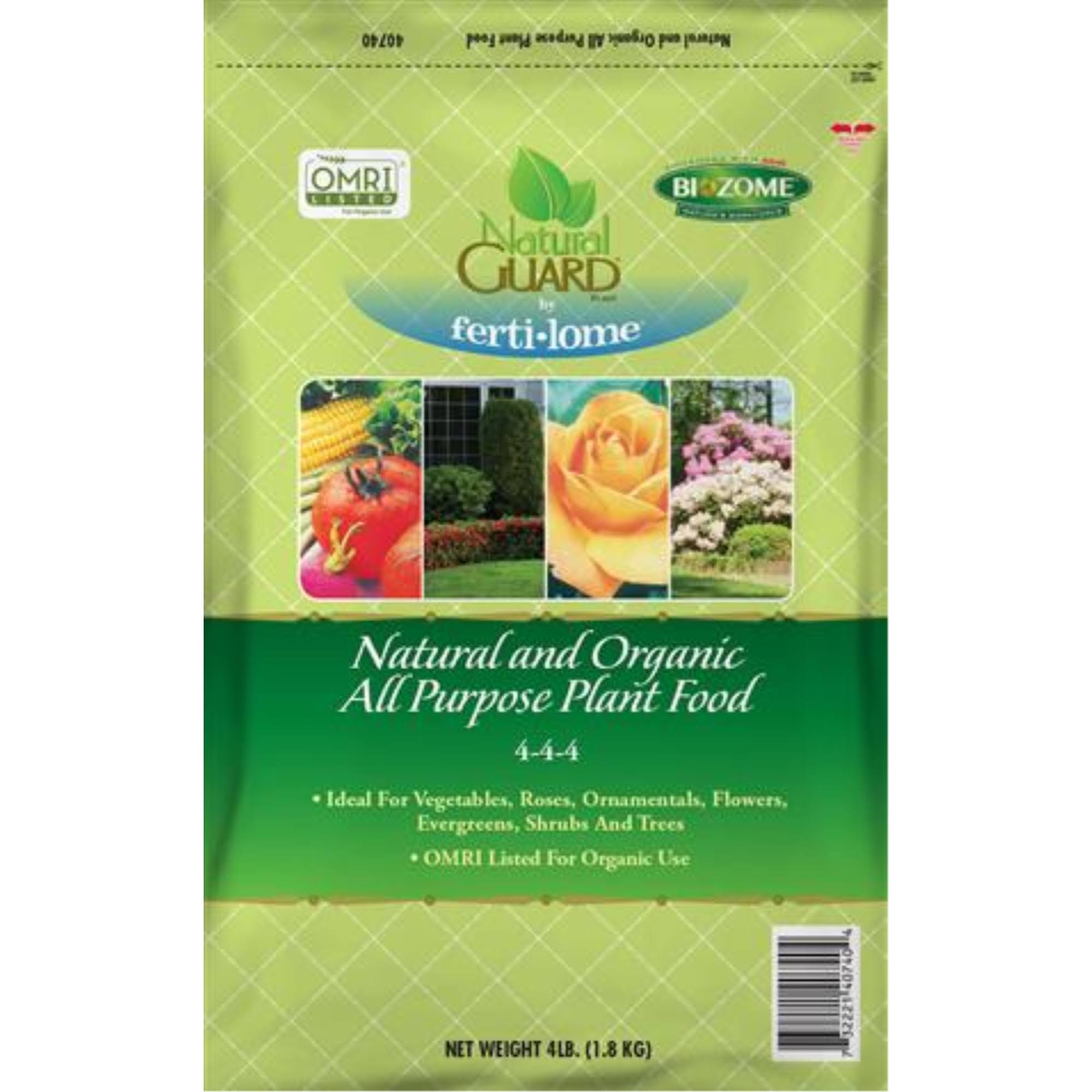 Natural Guard 440740 4 lbs 4-4-4 Organic All Purpose Fertilizer
