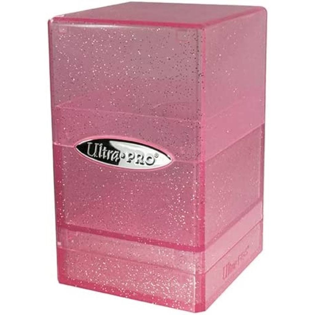 Ultra PRO Deck Box - Satin Tower Glitter Pink