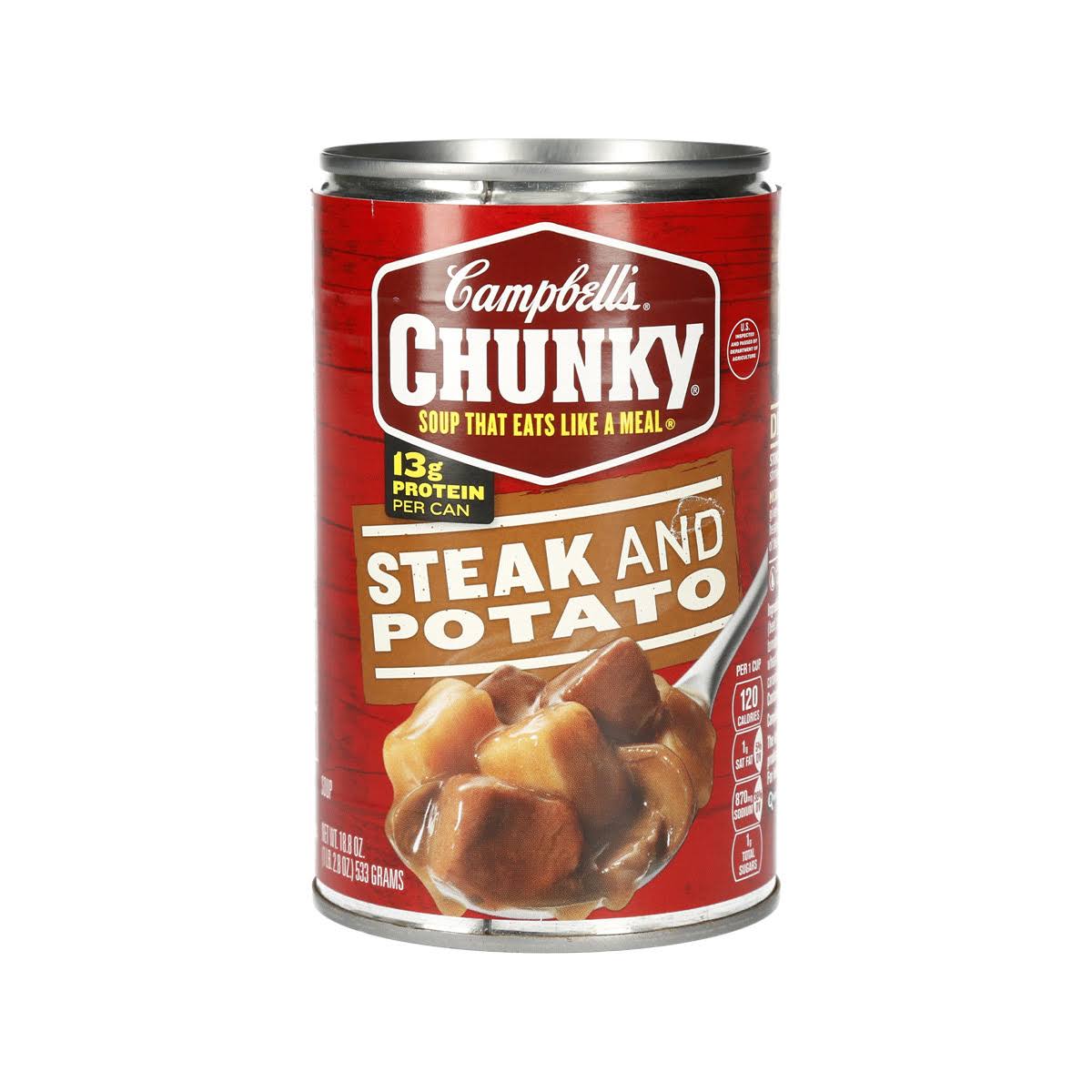 Campbell's Chunky Steak and Potato Soup - 19oz
